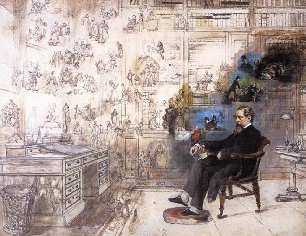 Robert William Buss Dickens's Dream oil painting image